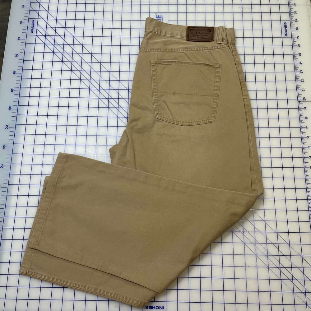 Ralph Lauren Men’s Straight Tan soft Jeans size 38 x 30